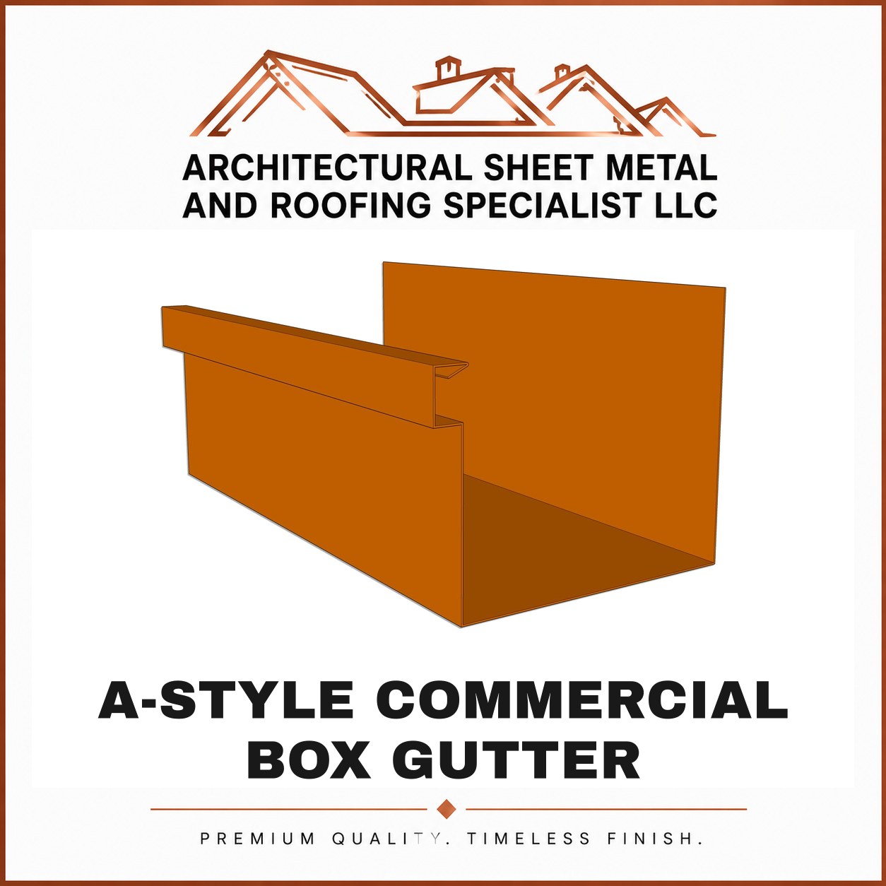 A-Style Commercial Box Gutter