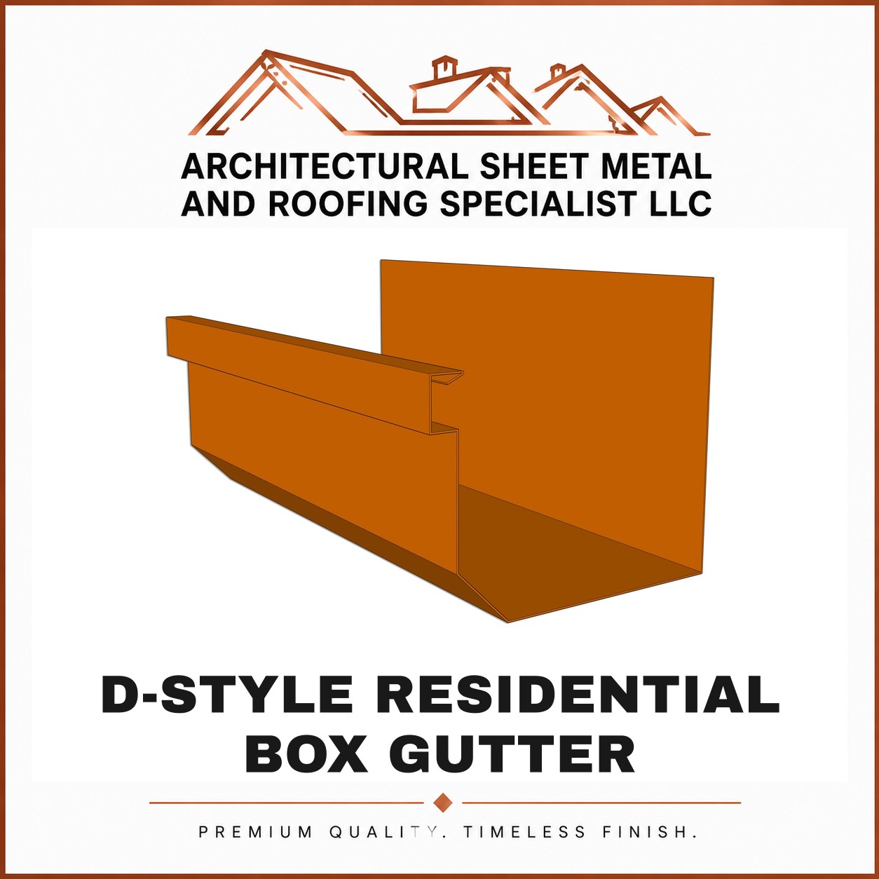 D-Style Residential Box Gutter