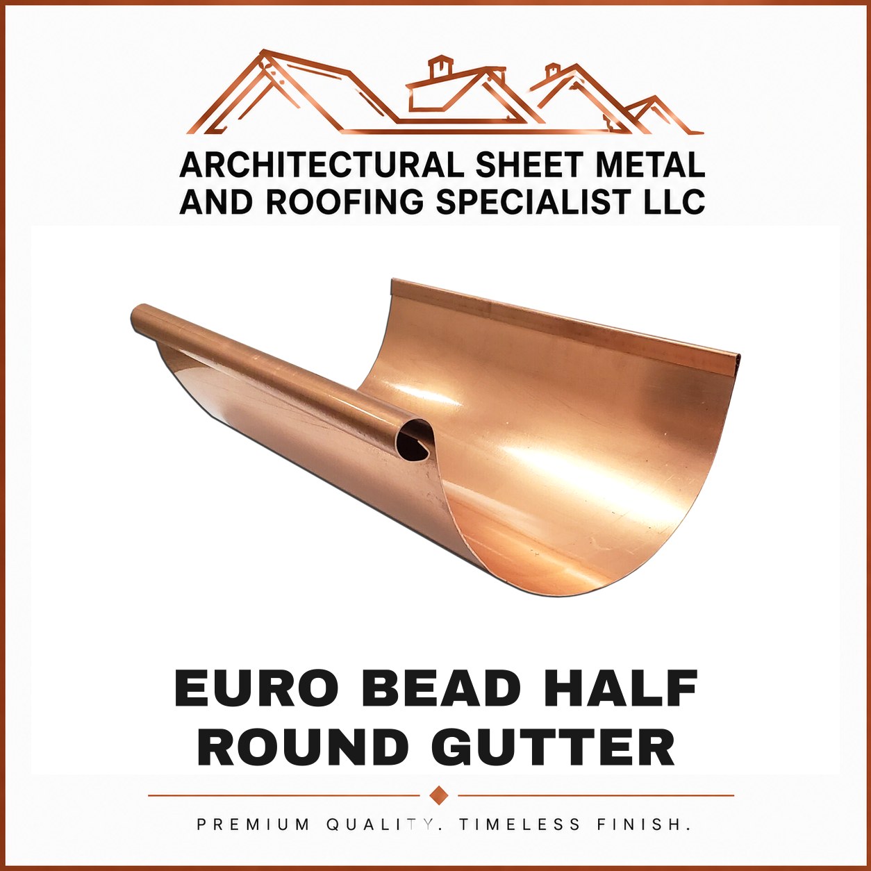 Euro Bead Half Round Gutter